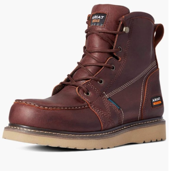 Ariat Shoes Ariat Mens Rebar Wedge Sz 4 Moc Toe 6 Waterproof Work